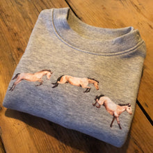 Load image into Gallery viewer, Jumping pony crew neck sweatshirt
